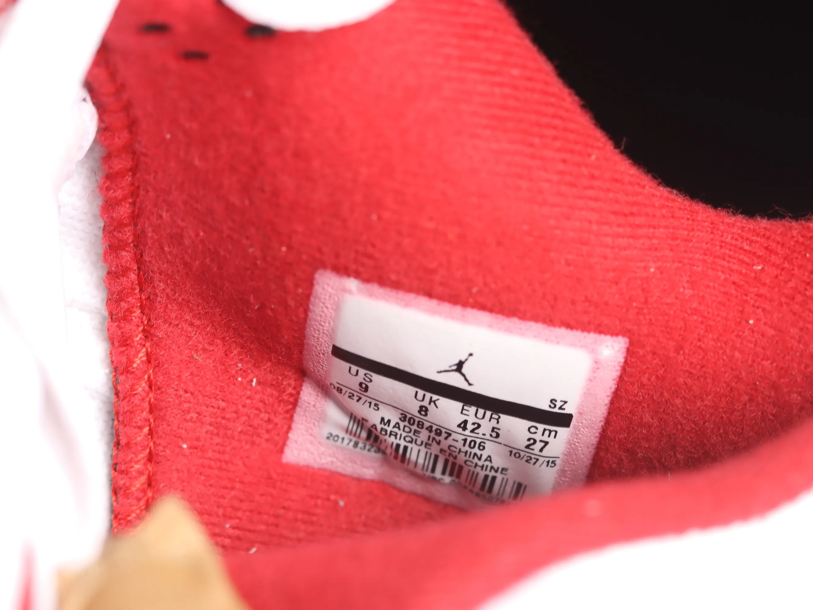 All categories Air Jordan Jordan series basketball shoes Air Jordan 4 Pure original Air Jordan 4 Motorsport AJ4 Joe 4 racing white and red 308497-106